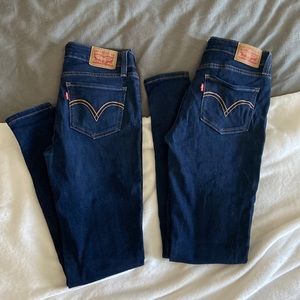 Womens Levi 535 skinny jeans